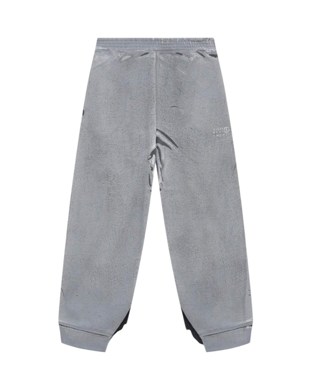 MAISON MARGIELA Серые хлопковые брюки и шорты, фото 1
