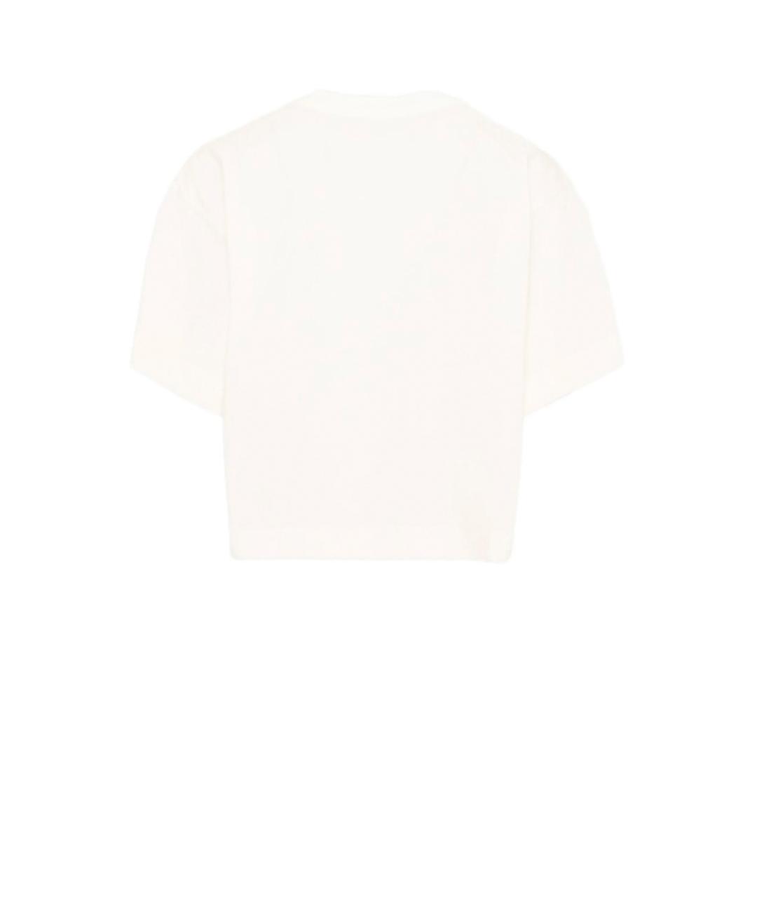 MAISON MARGIELA Белый хлопковый детская футболка / топ, фото 2