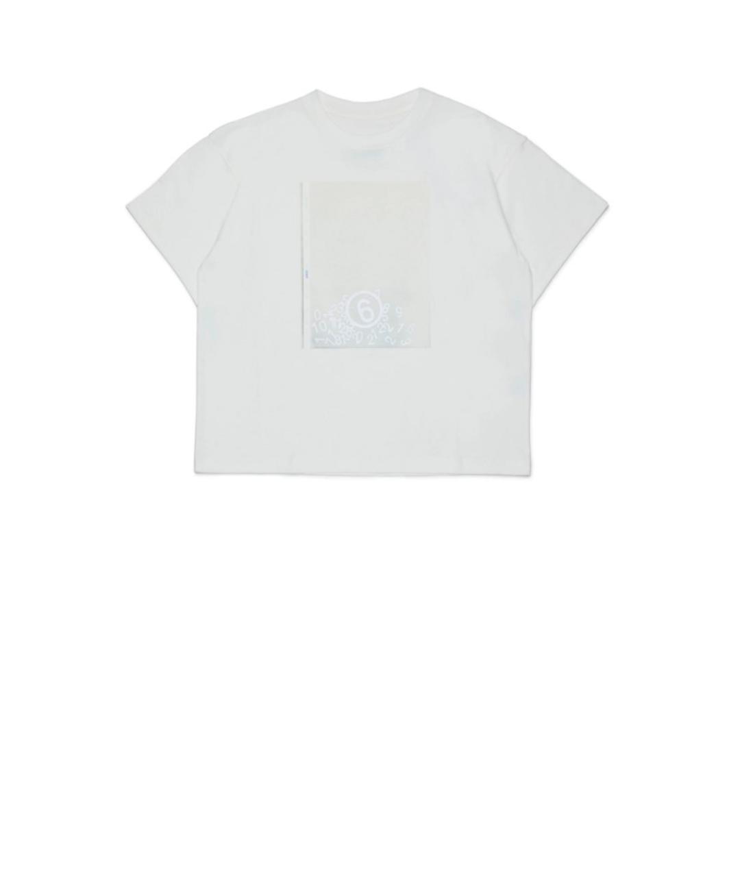 MAISON MARGIELA Белый хлопковый детская футболка / топ, фото 1