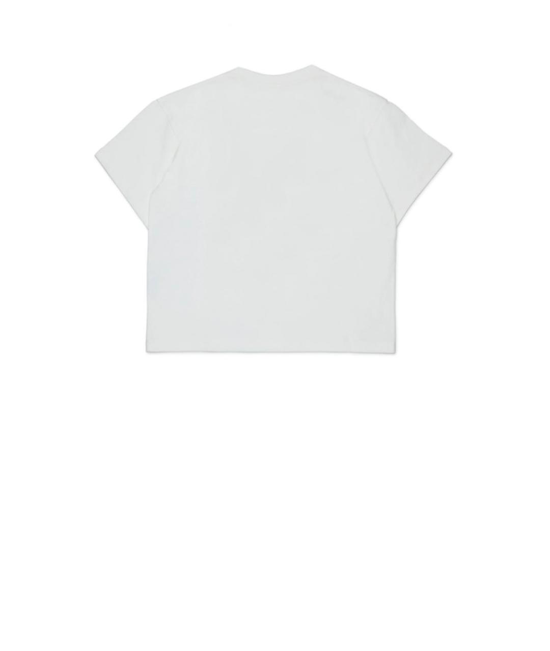 MAISON MARGIELA Белый хлопковый детская футболка / топ, фото 2