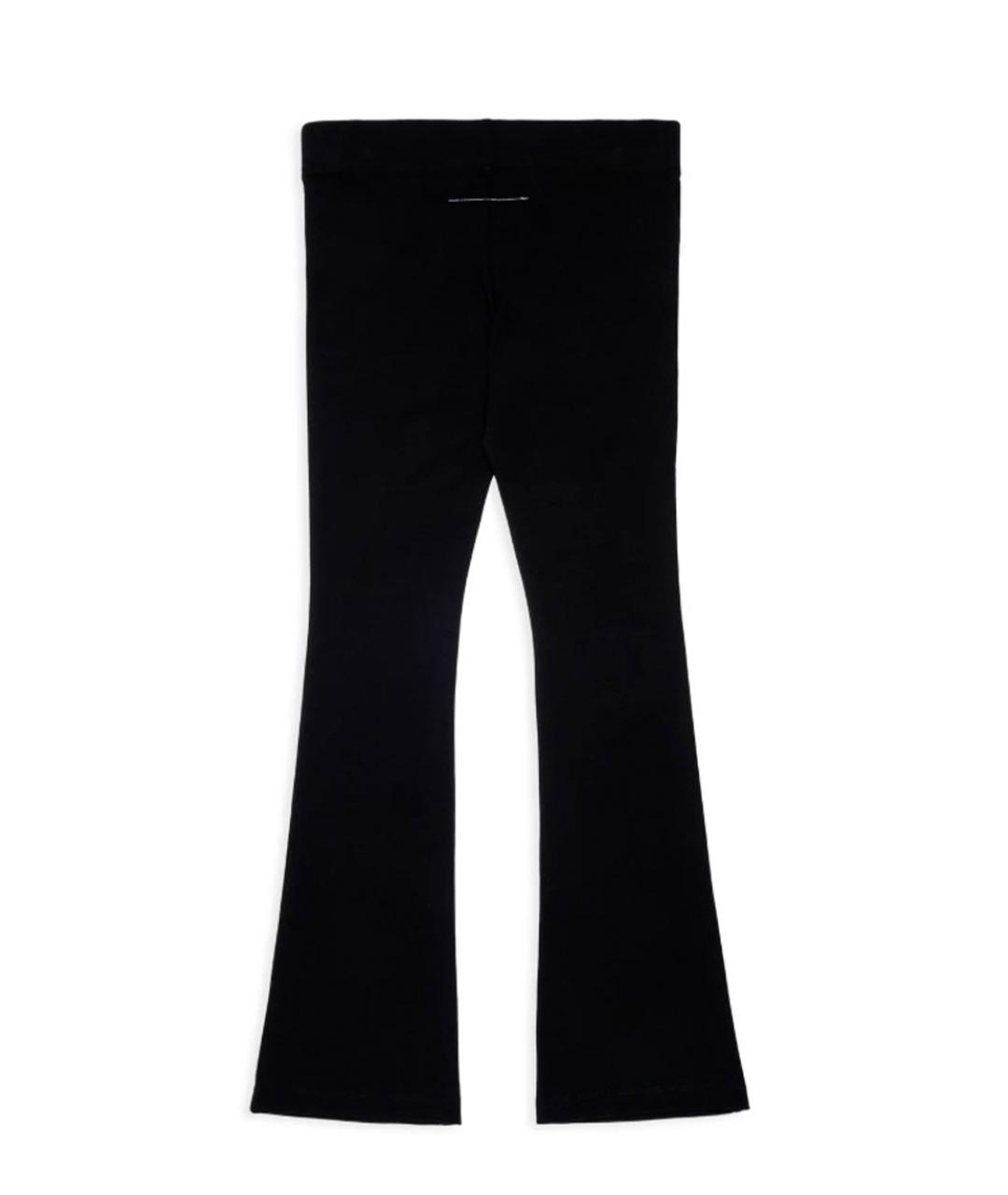 MAISON MARGIELA Черные хлопковые брюки и шорты, фото 2