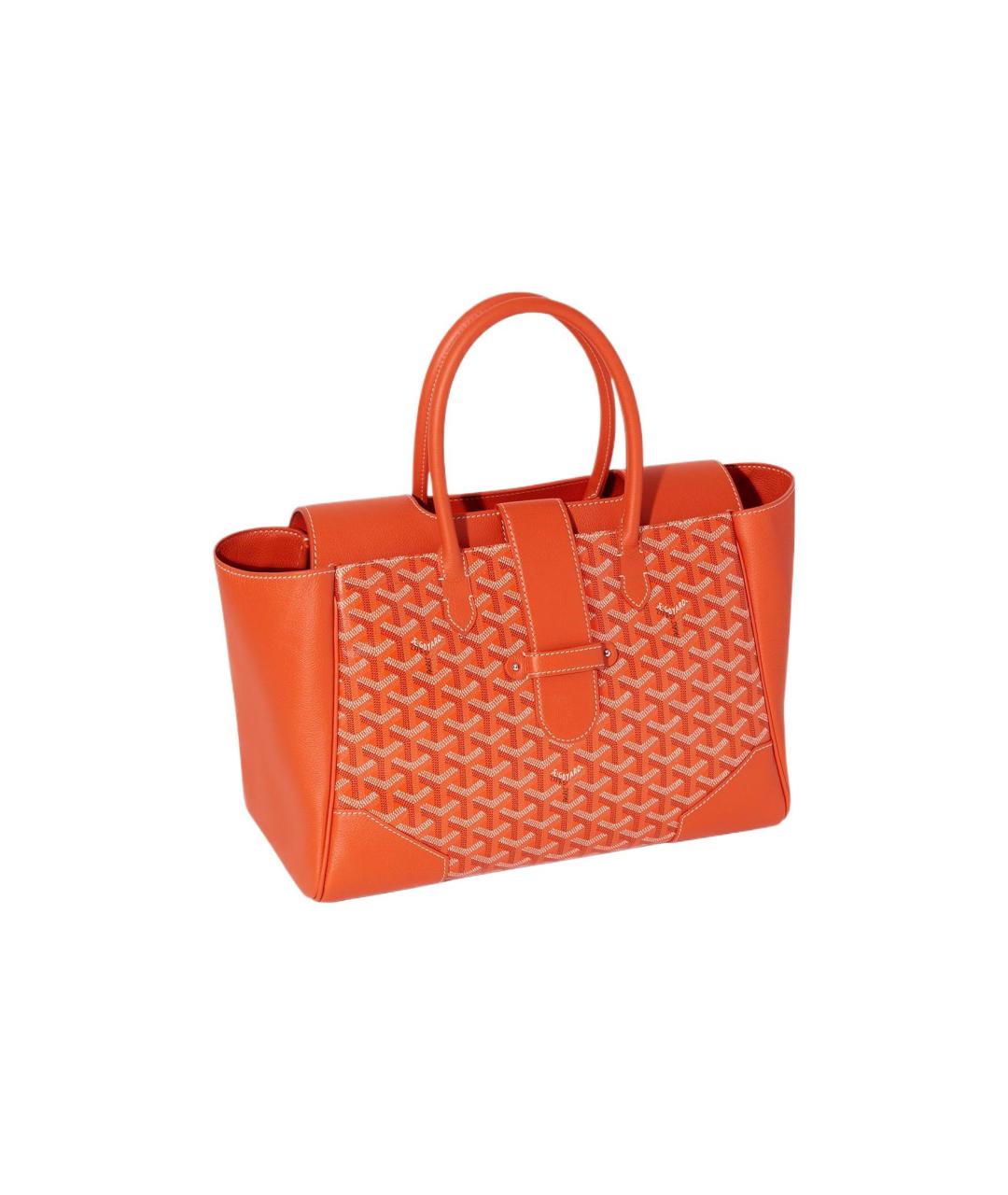 GOYARD Оранжевая сумка тоут из канвы, фото 4