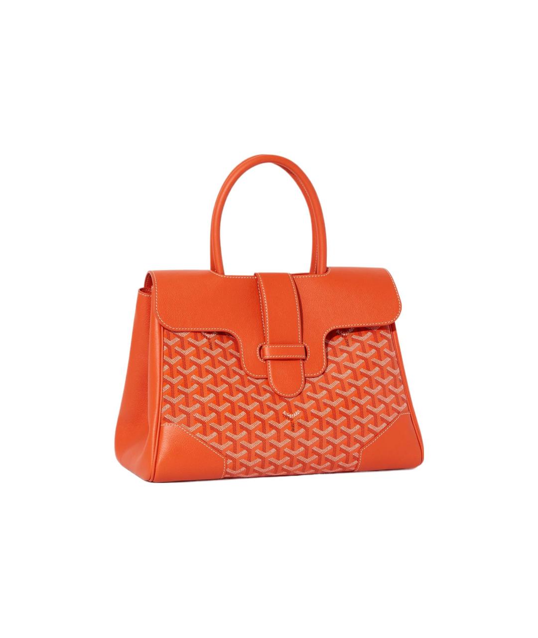 GOYARD Оранжевая сумка тоут из канвы, фото 2