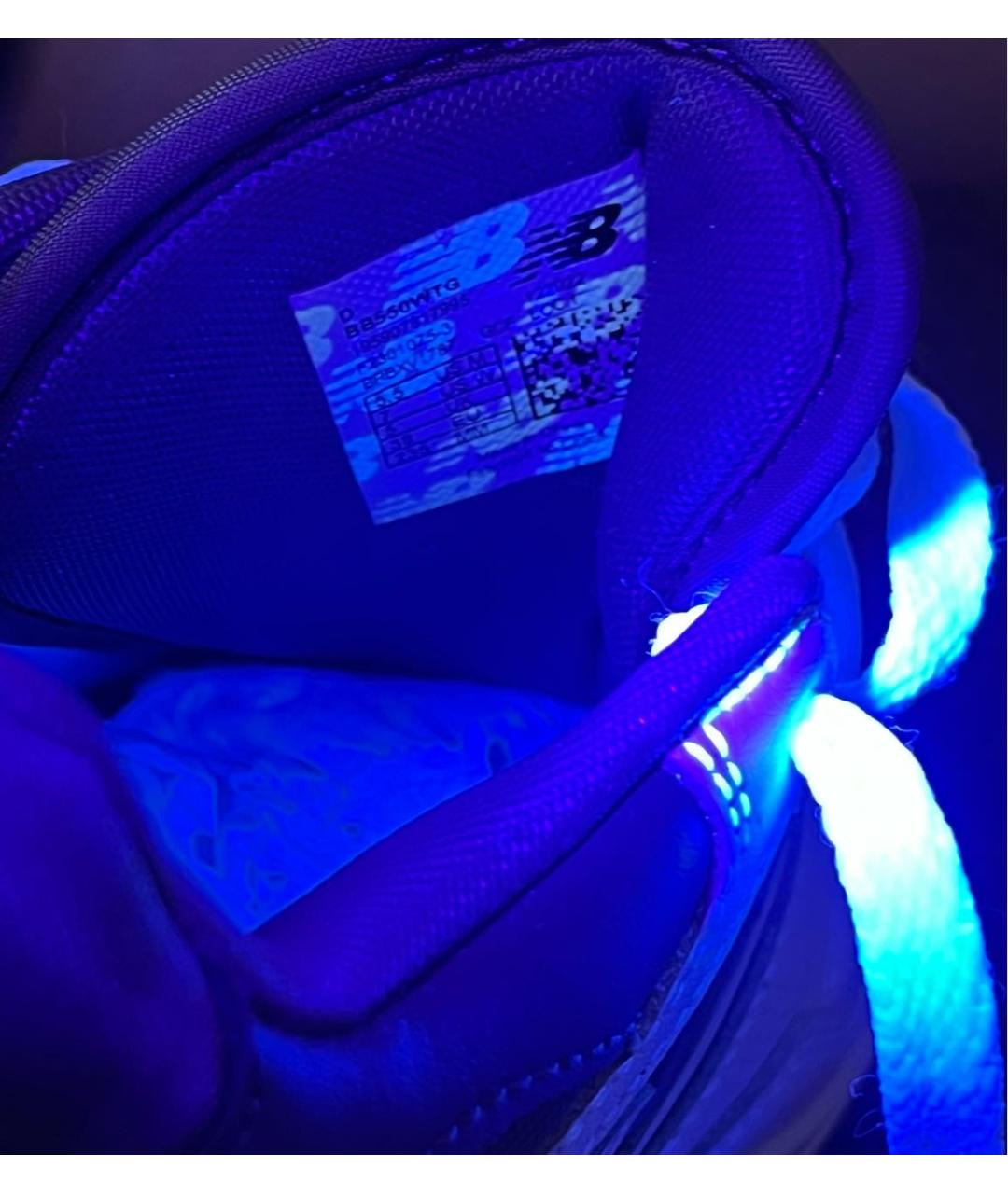 NEW BALANCE Белые кожаные кроссовки, фото 7