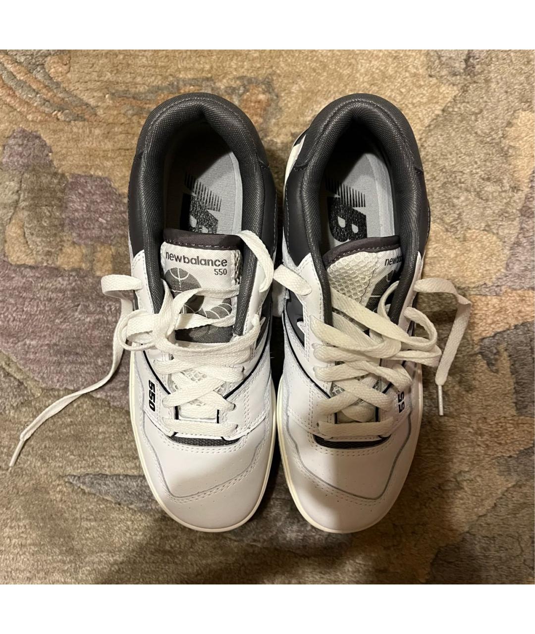 NEW BALANCE Белые кожаные кроссовки, фото 3