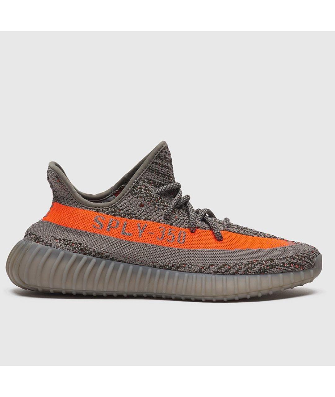ADIDAS YEEZY Серые текстильные кроссовки, фото 3