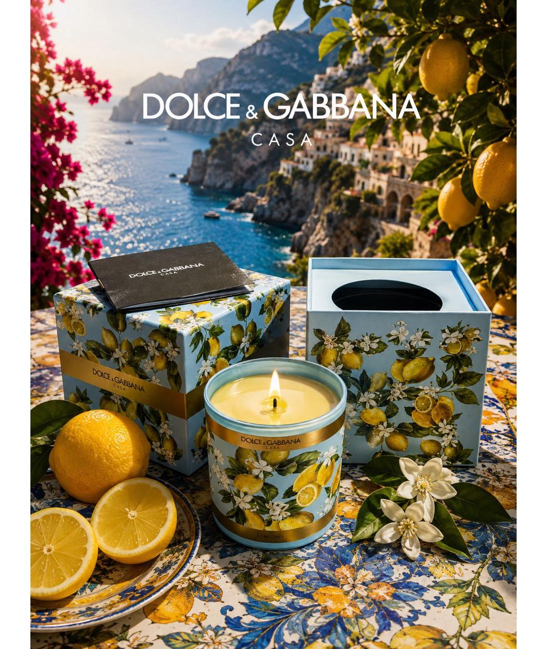 DOLCE&GABBANA Бирюзовая свеча, фото 4