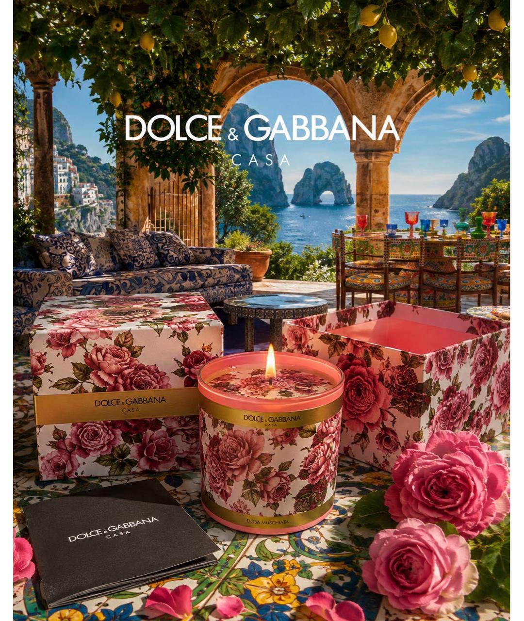 DOLCE&GABBANA Розовая свеча, фото 5