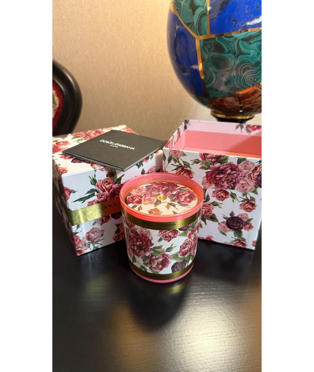 DOLCE&GABBANA Розовая свеча, фото 4