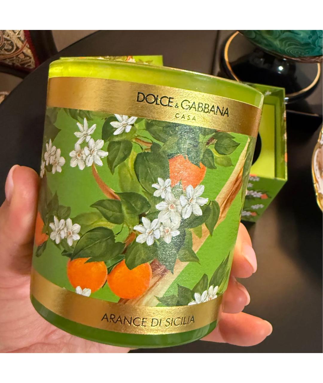 DOLCE&GABBANA Зеленая свеча, фото 3