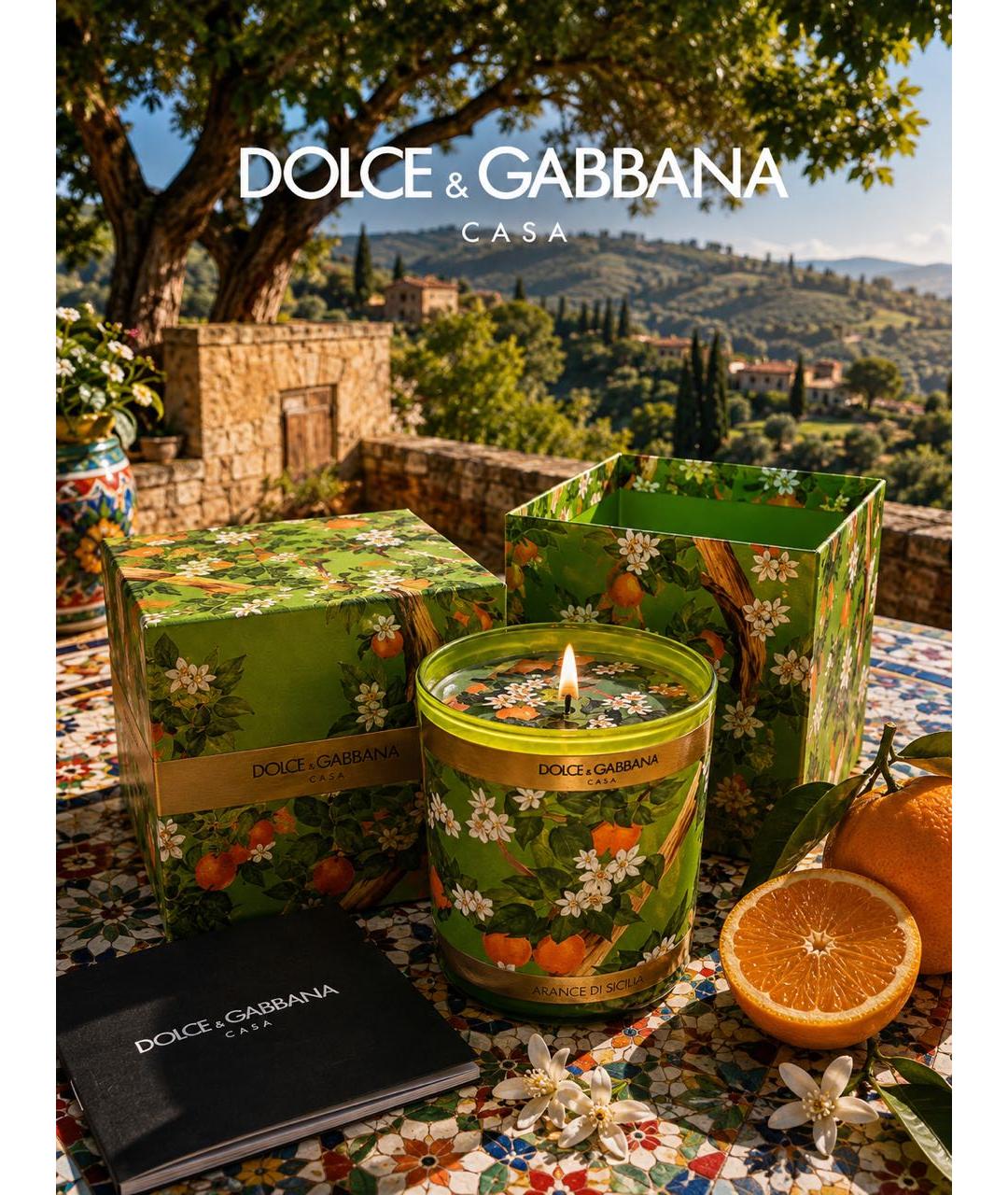 DOLCE&GABBANA Зеленая свеча, фото 5
