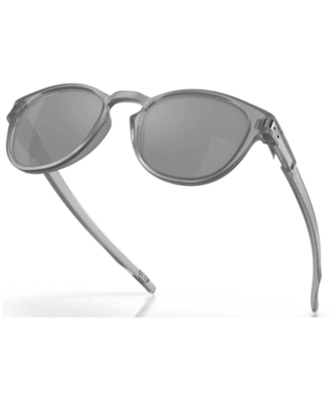 OAKLEY Серые пластиковые солнцезащитные очки, фото 4