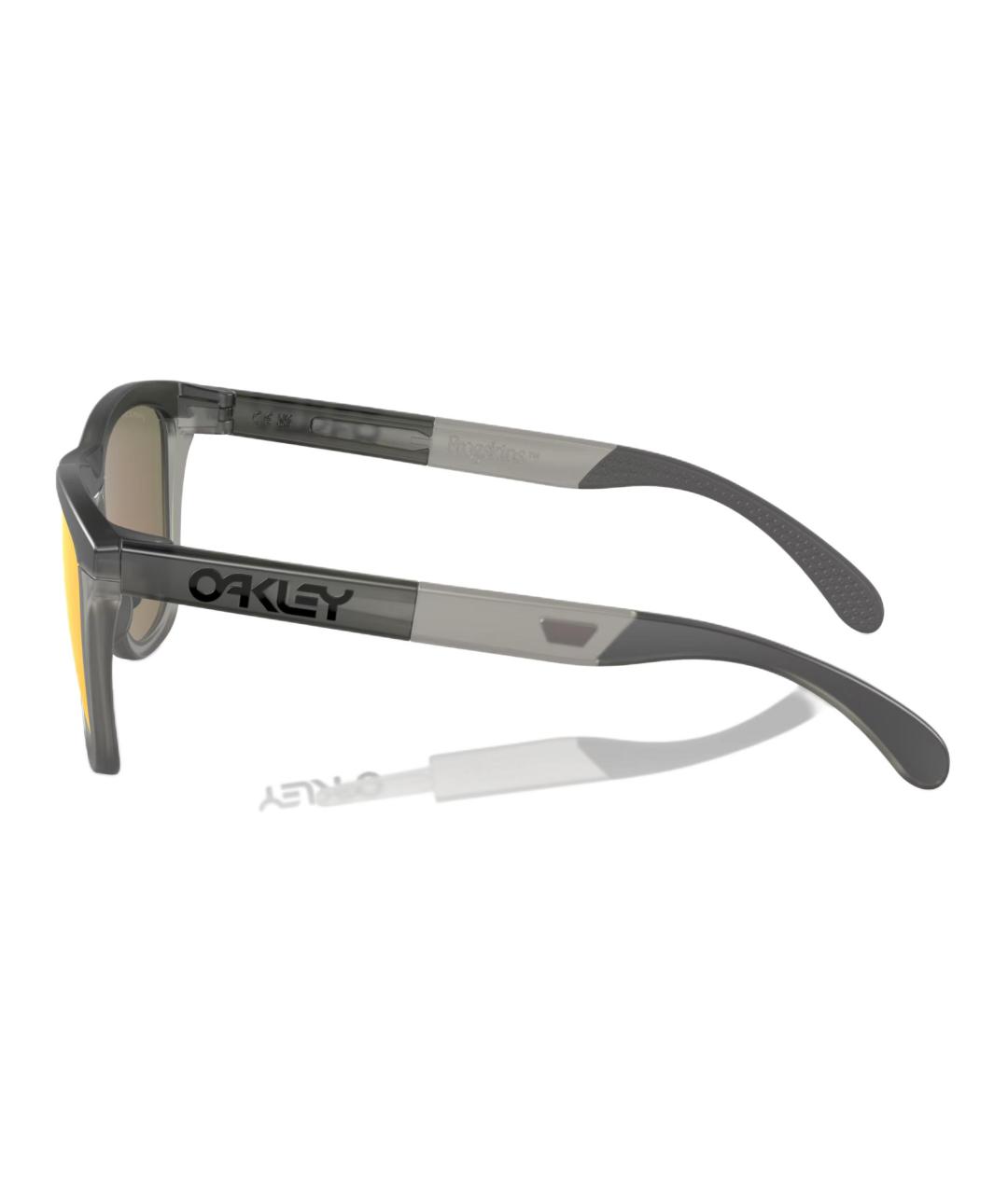 OAKLEY Серые пластиковые солнцезащитные очки, фото 3