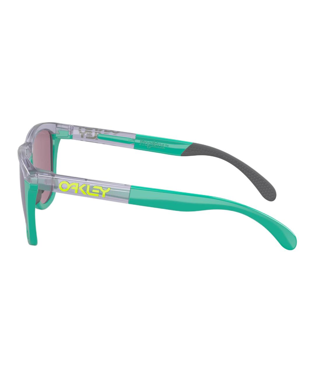 OAKLEY Серые пластиковые солнцезащитные очки, фото 3