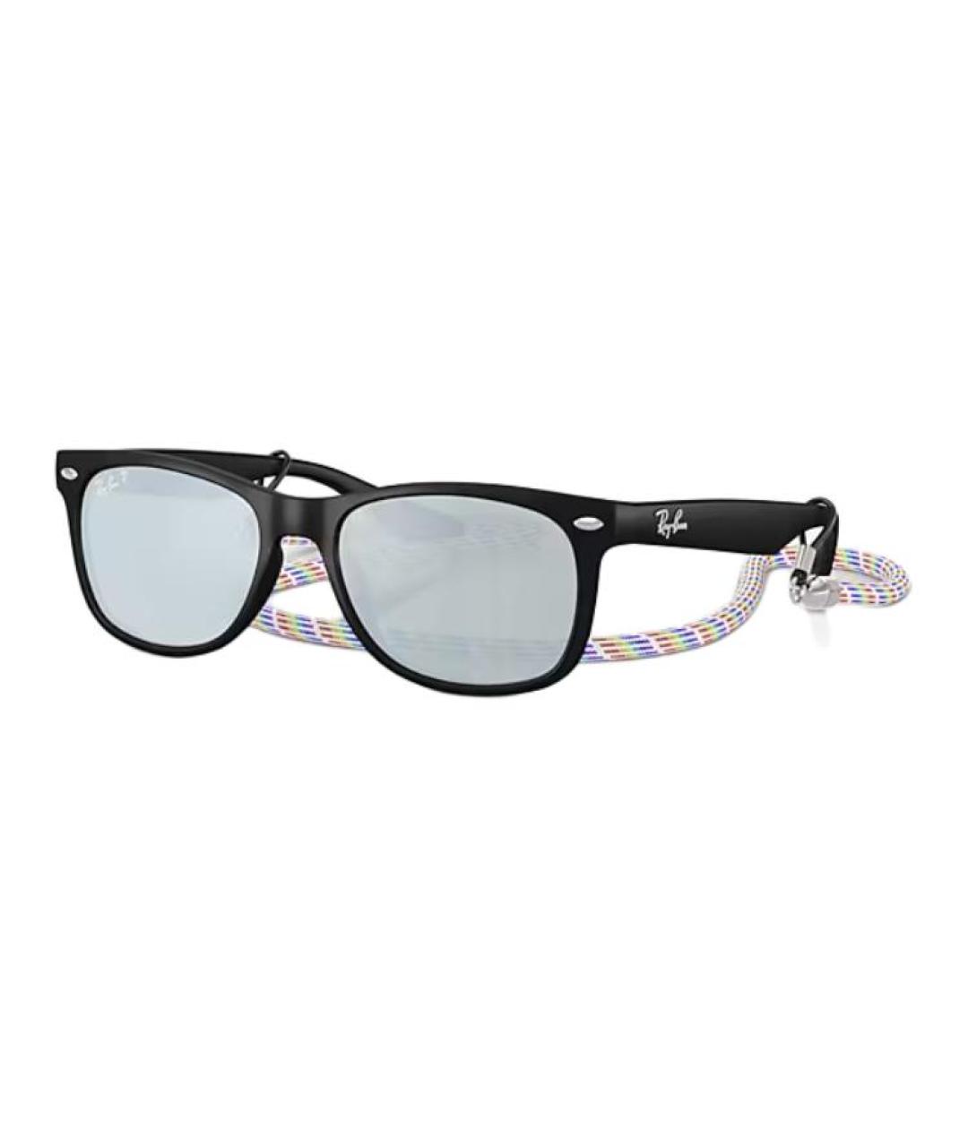 RAY BAN Черные солнцезащитные очки, фото 2
