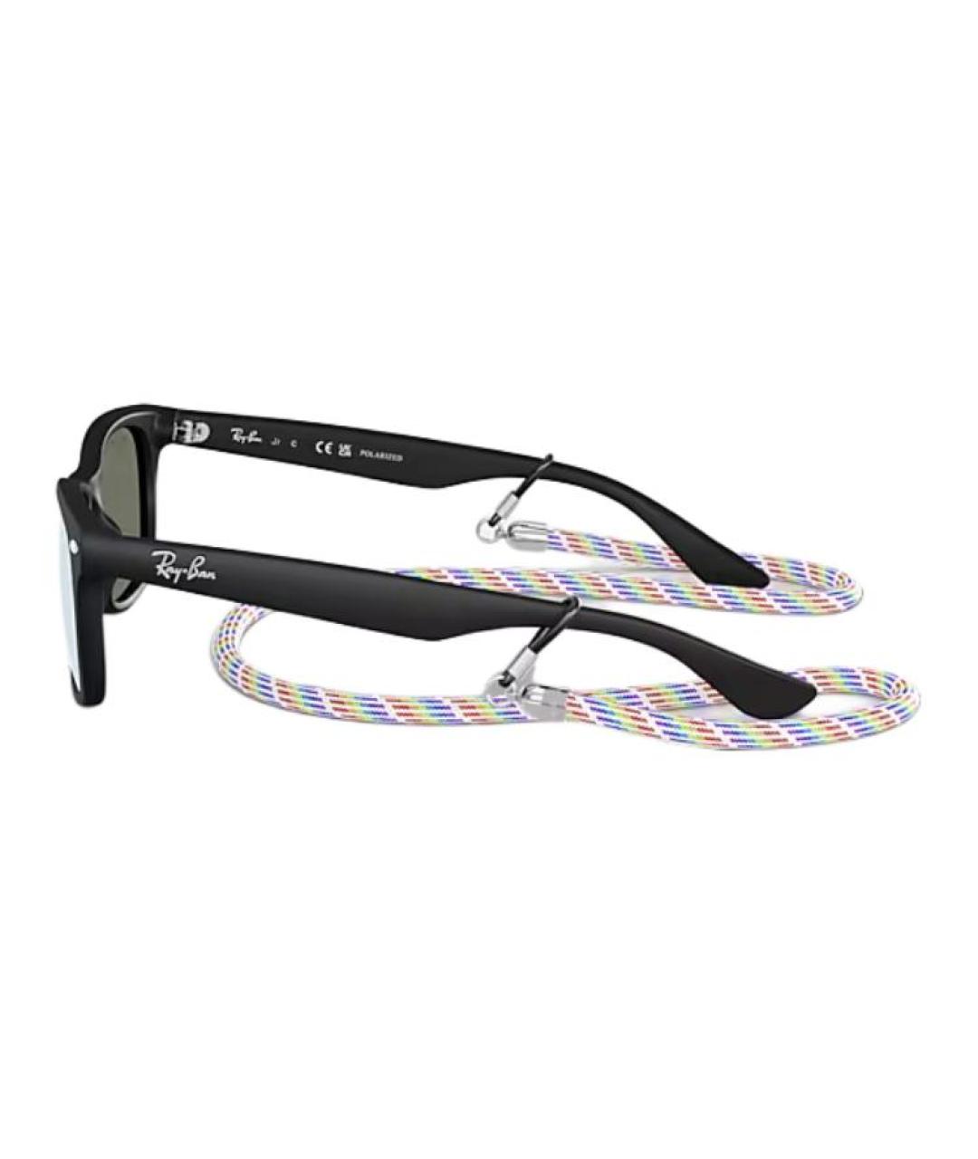 RAY BAN Черные солнцезащитные очки, фото 3