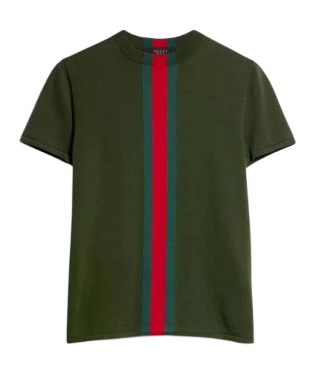 GUCCI Зеленая футболка, фото 2