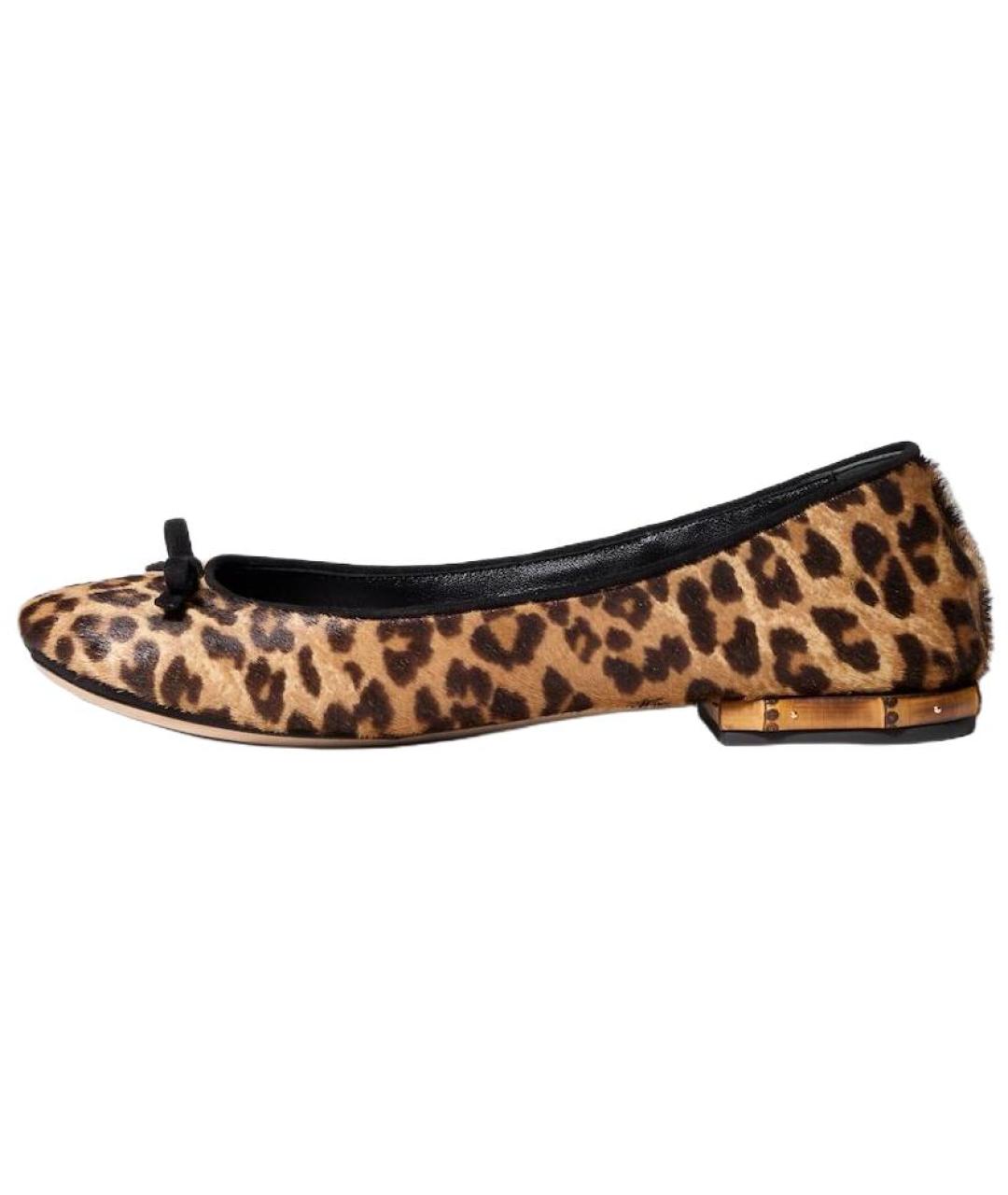 GUCCI Мульти кожаные балетки, фото 2