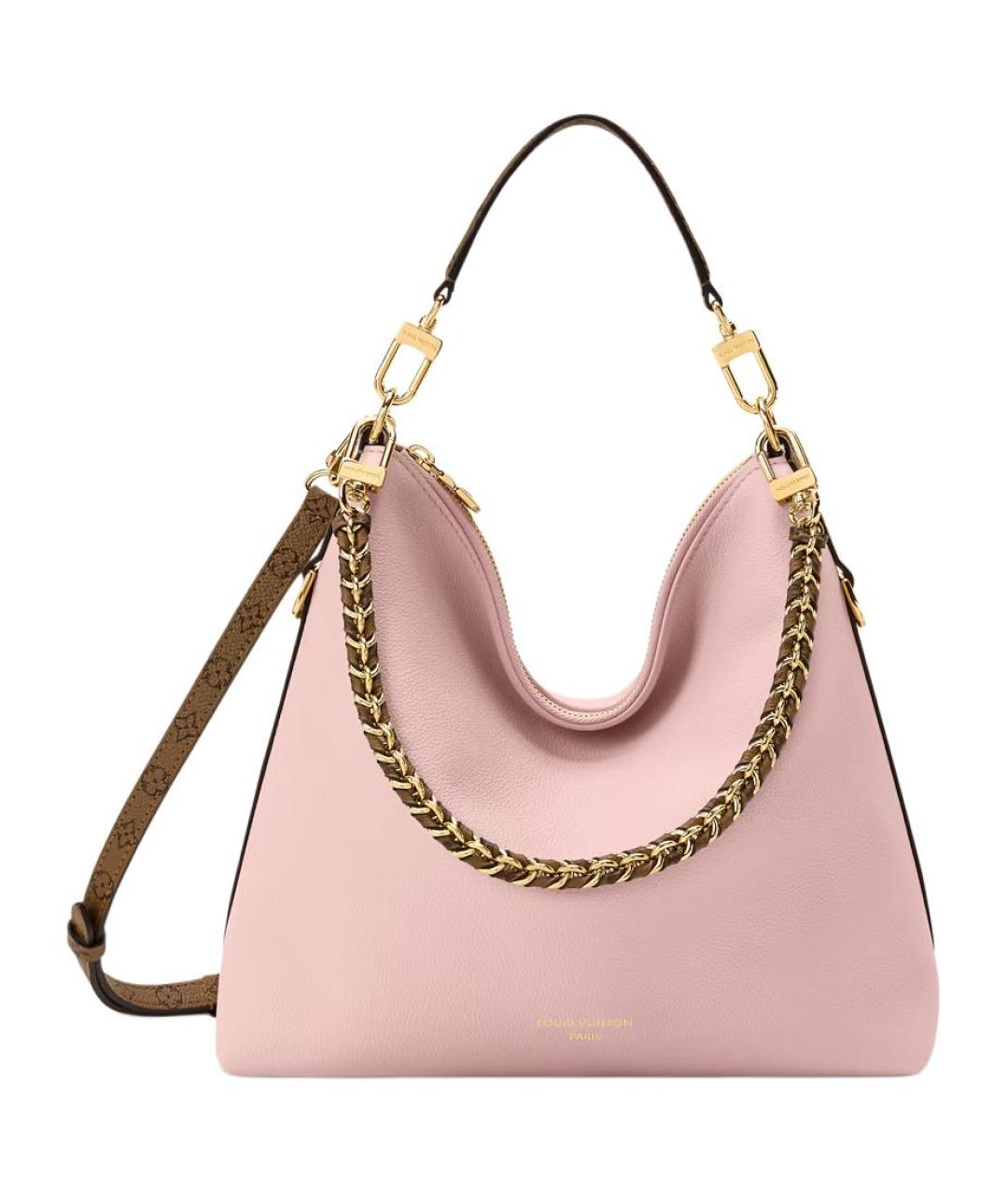 LOUIS VUITTON Розовая кожаная сумка через плечо, фото 1