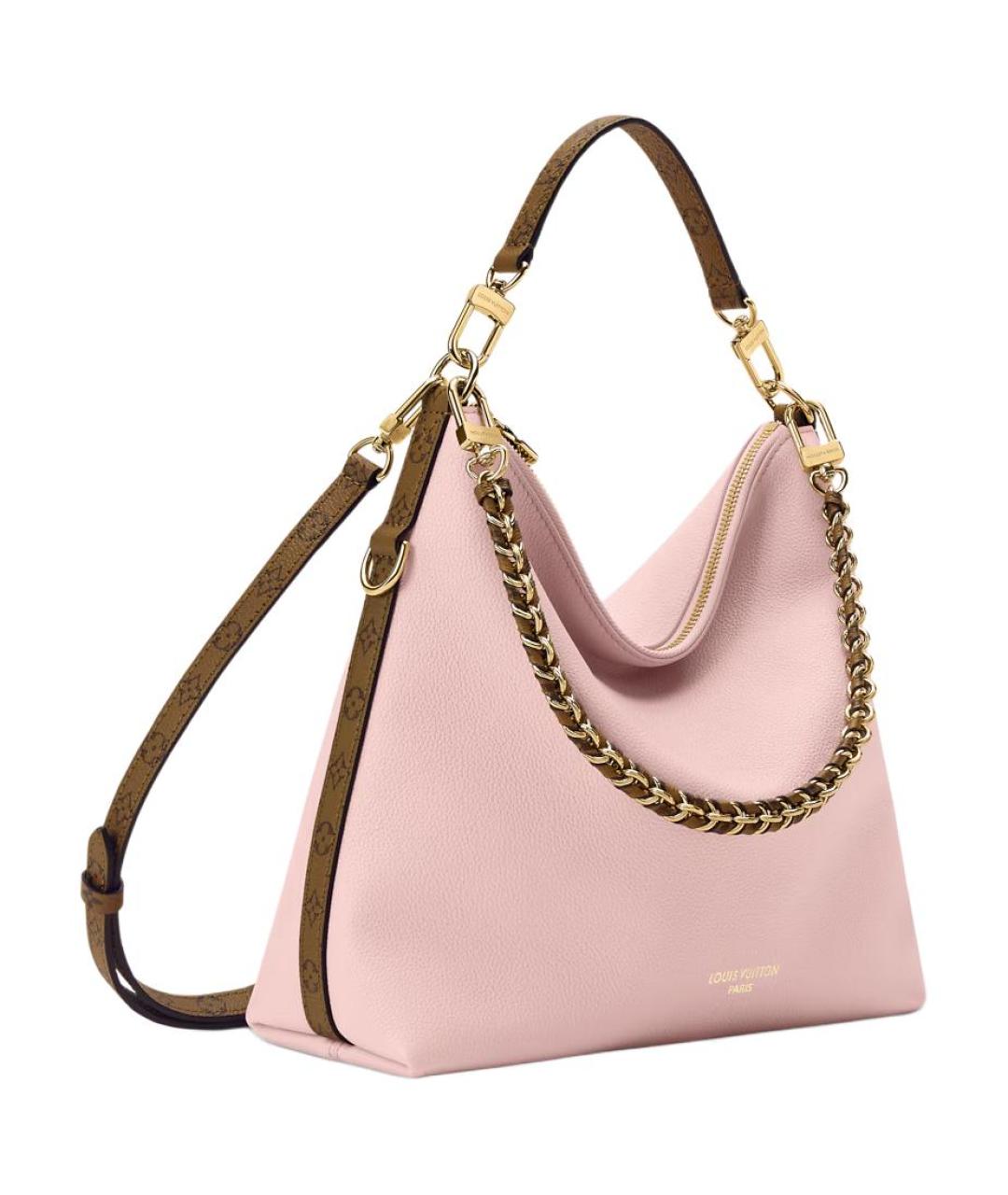 LOUIS VUITTON Розовая кожаная сумка через плечо, фото 2