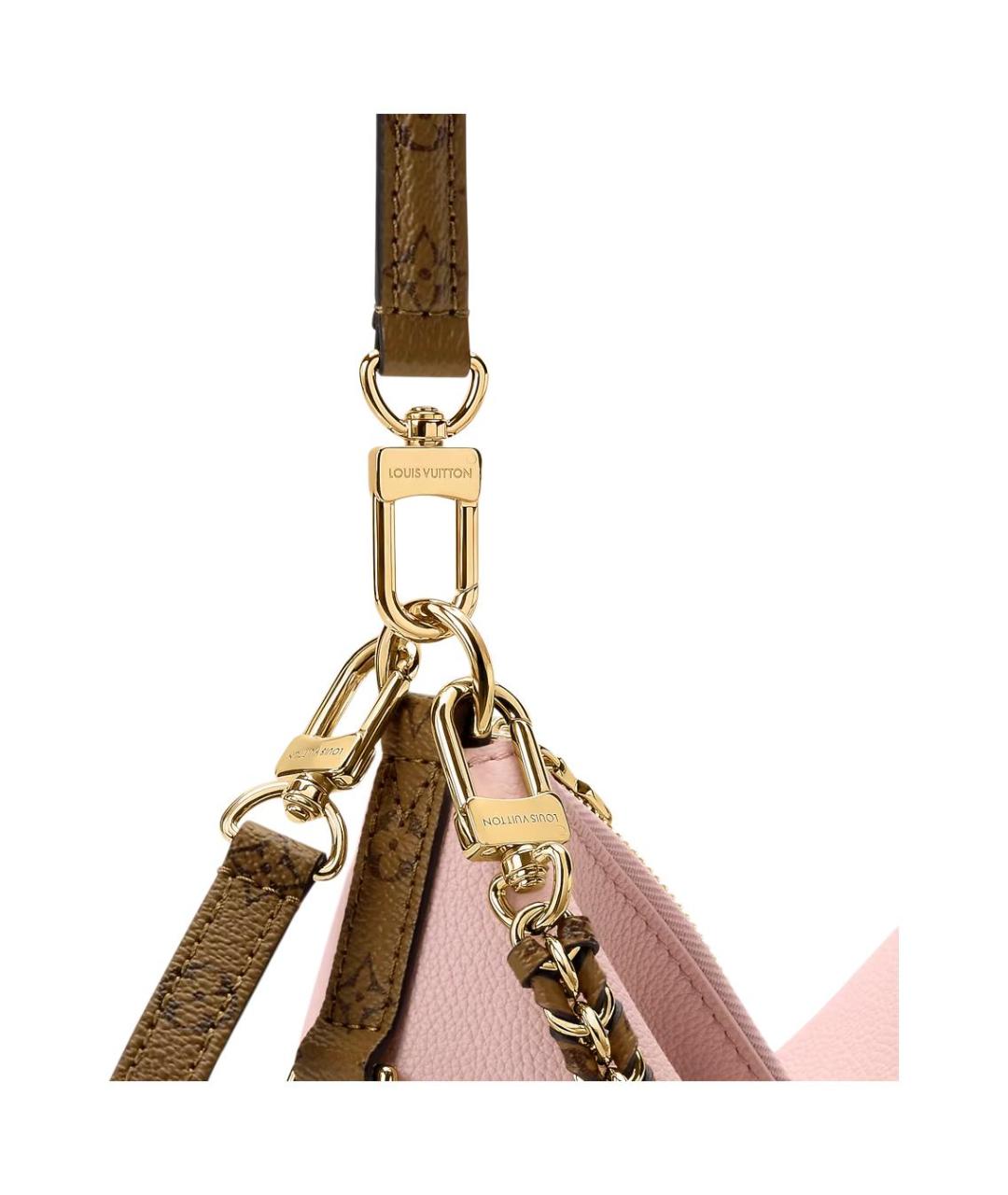 LOUIS VUITTON Розовая кожаная сумка через плечо, фото 5