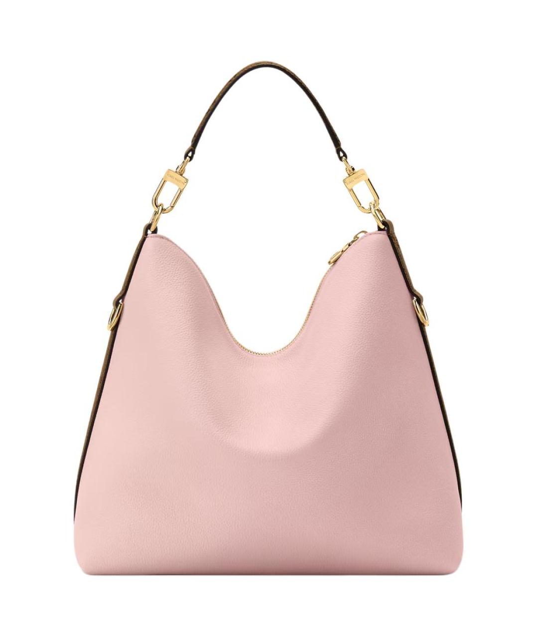 LOUIS VUITTON Розовая кожаная сумка через плечо, фото 3