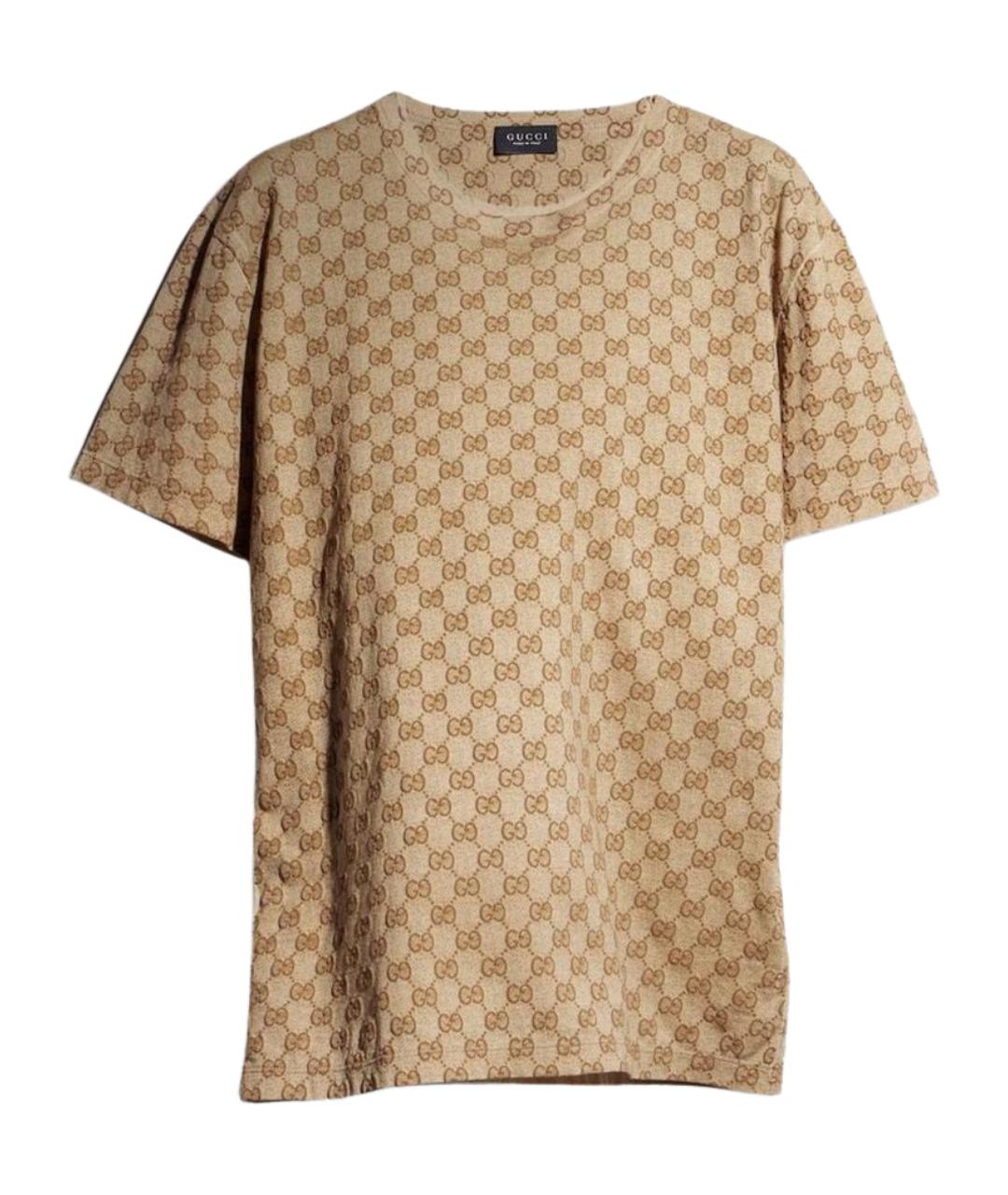 GUCCI Бежевая футболка, фото 1