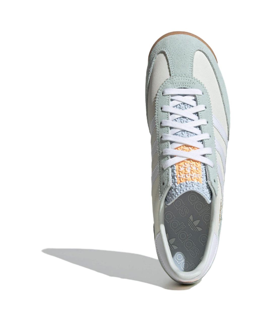 ADIDAS Зеленые замшевые кроссовки, фото 4