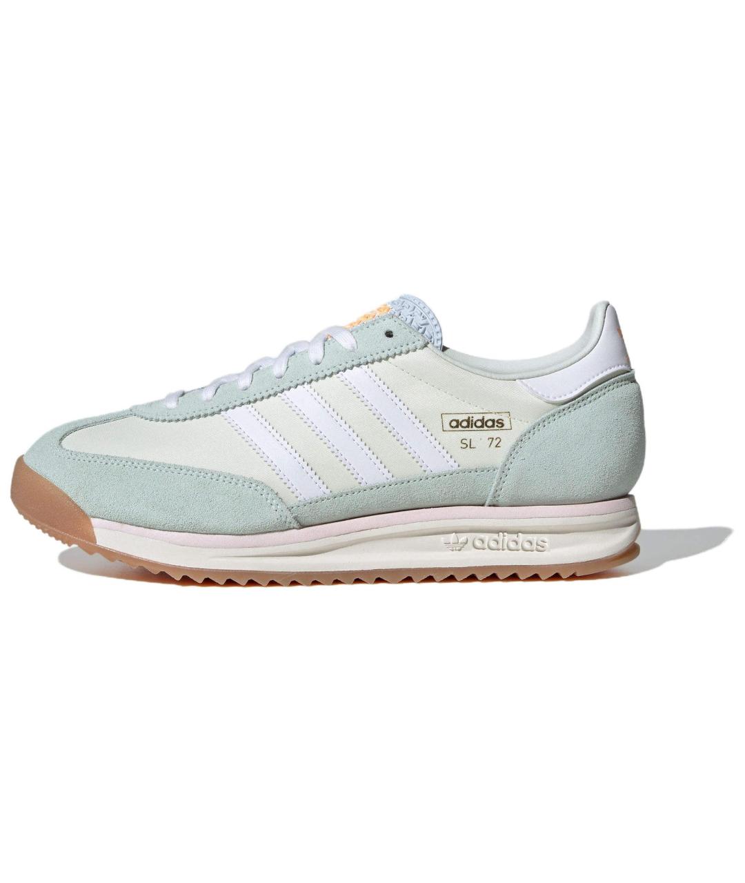 ADIDAS Зеленые замшевые кроссовки, фото 5