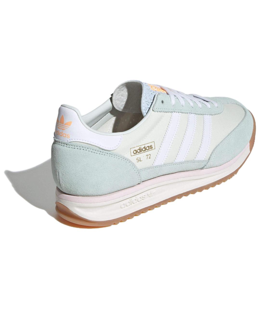ADIDAS Зеленые замшевые кроссовки, фото 3