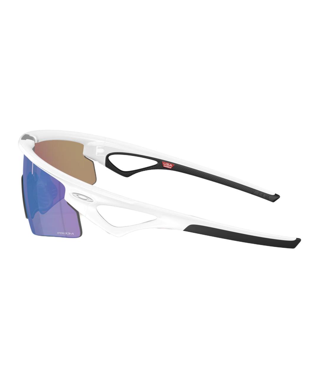 OAKLEY Белые пластиковые солнцезащитные очки, фото 3