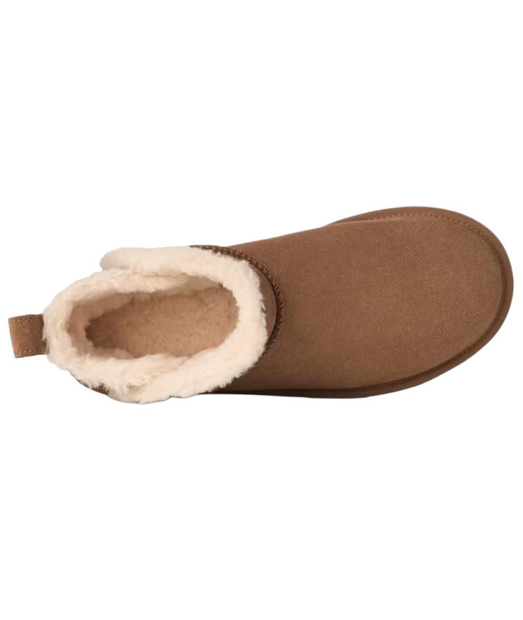 UGG Коричневые замшевые полусапоги, фото 4