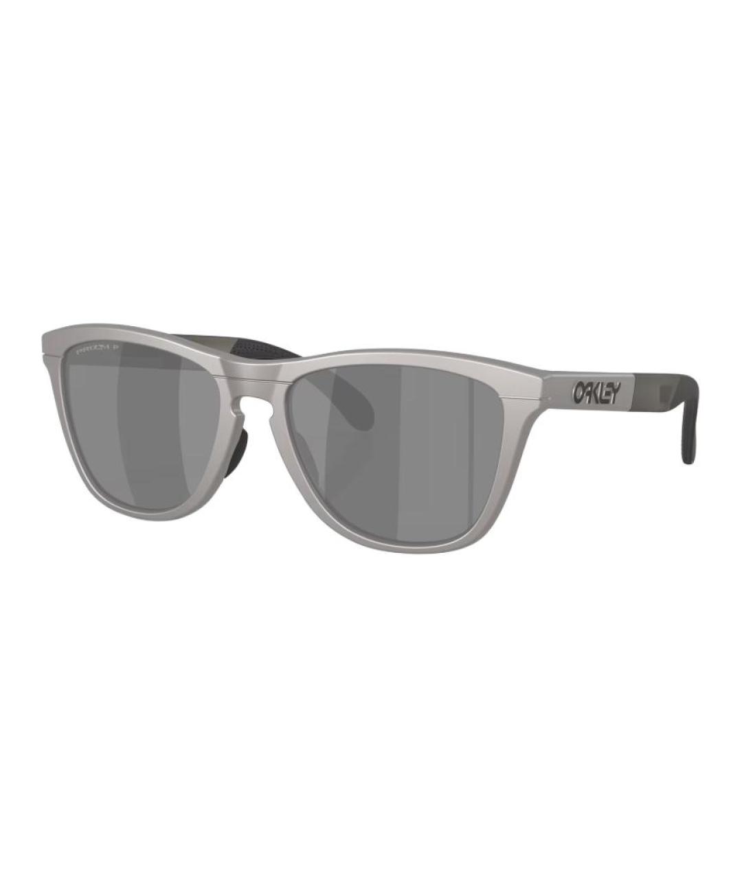 OAKLEY Серые металлические солнцезащитные очки, фото 1