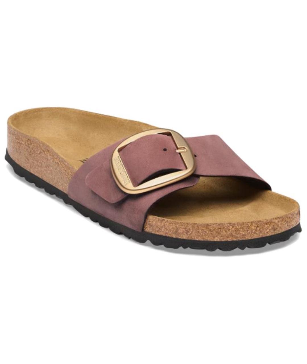 BIRKENSTOCK Розовые замшевые сандалии, фото 4