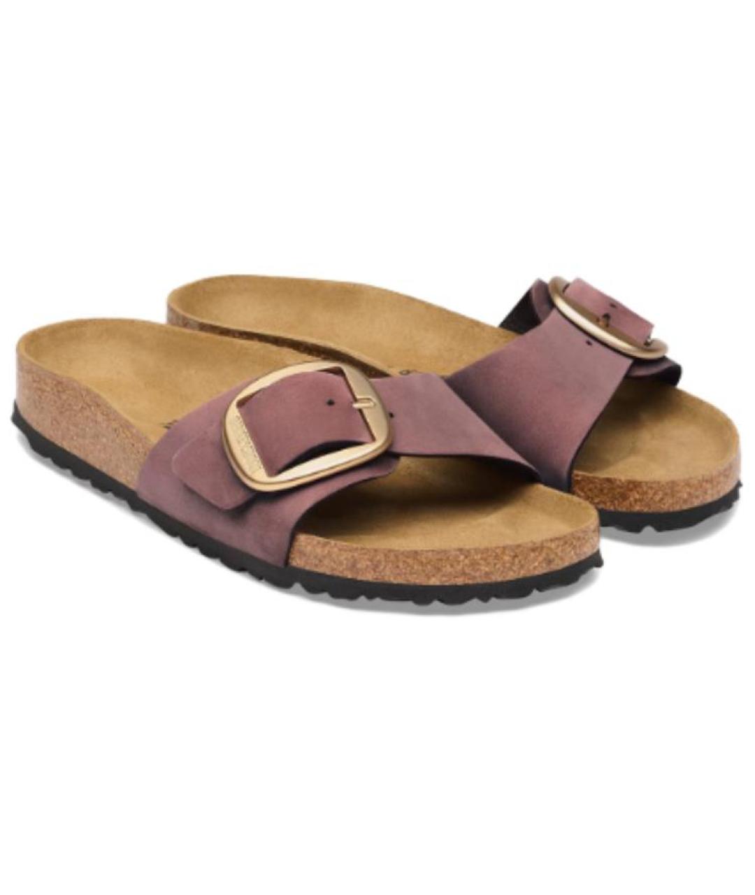 BIRKENSTOCK Розовые замшевые сандалии, фото 3