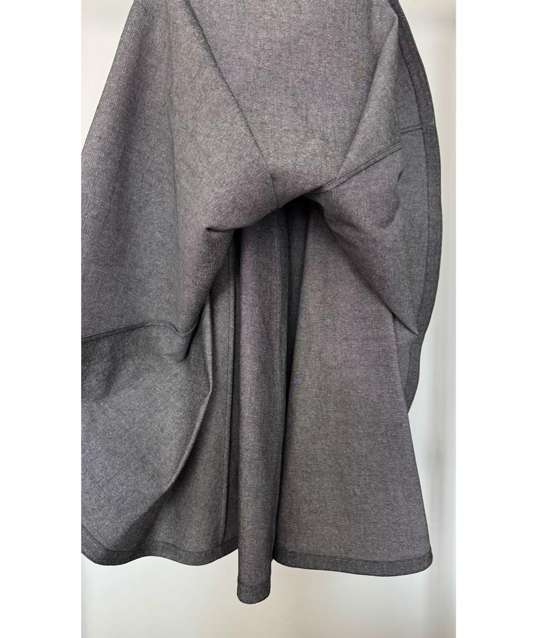 CHRISTIAN DIOR Серая хлопковая юбка макси, фото 6