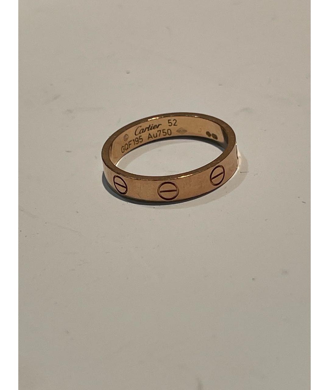 CARTIER Золотое кольцо из розового золота, фото 3