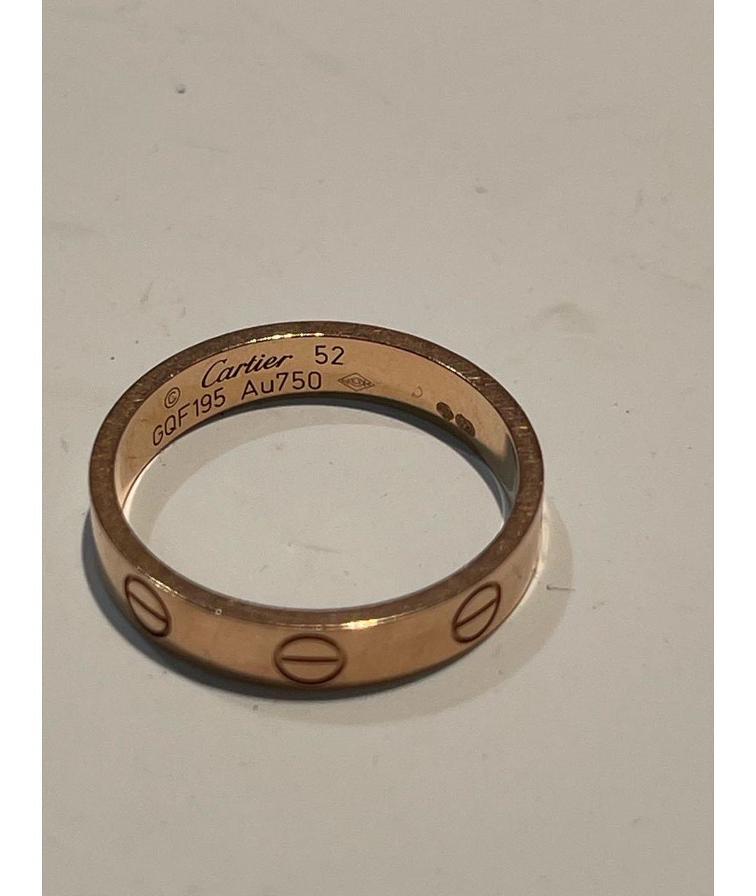 CARTIER Золотое кольцо из розового золота, фото 2