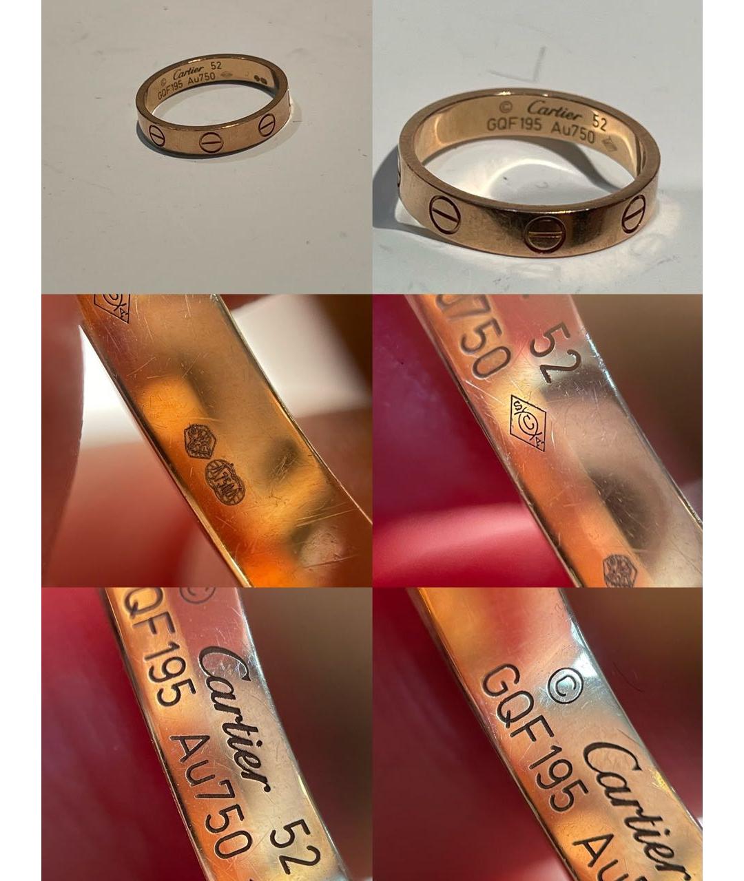 CARTIER Золотое кольцо из розового золота, фото 4