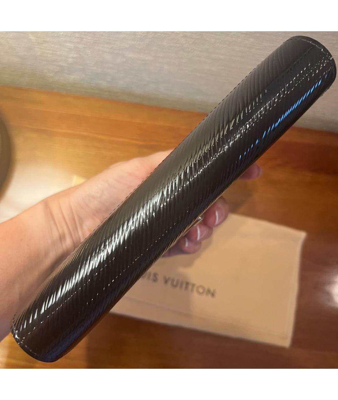 LOUIS VUITTON Черный кошелек из лакированной кожи, фото 7