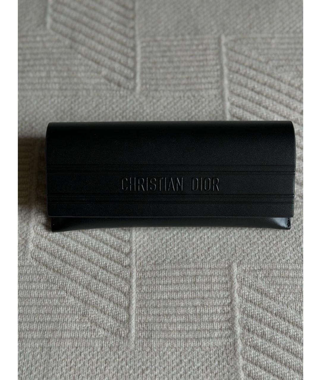 CHRISTIAN DIOR Серые металлические солнцезащитные очки, фото 4
