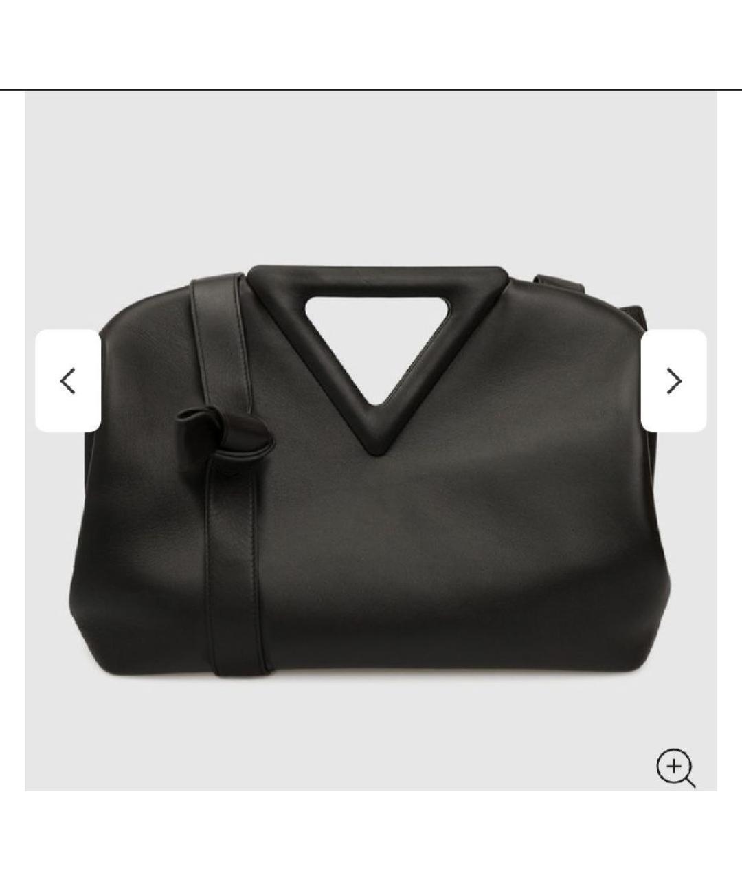 BOTTEGA VENETA Черная кожаная сумка тоут, фото 10