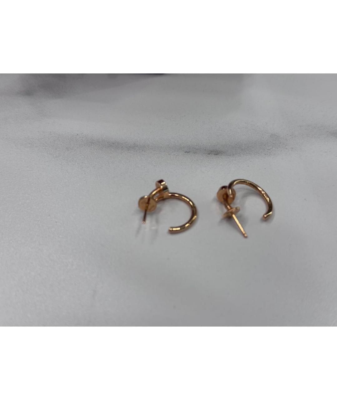 CARTIER Золотые серьги из розового золота, фото 6