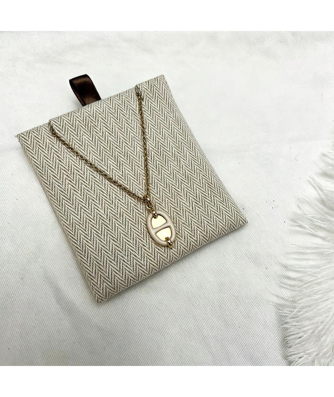 HERMES Золотая подвеска, фото 4