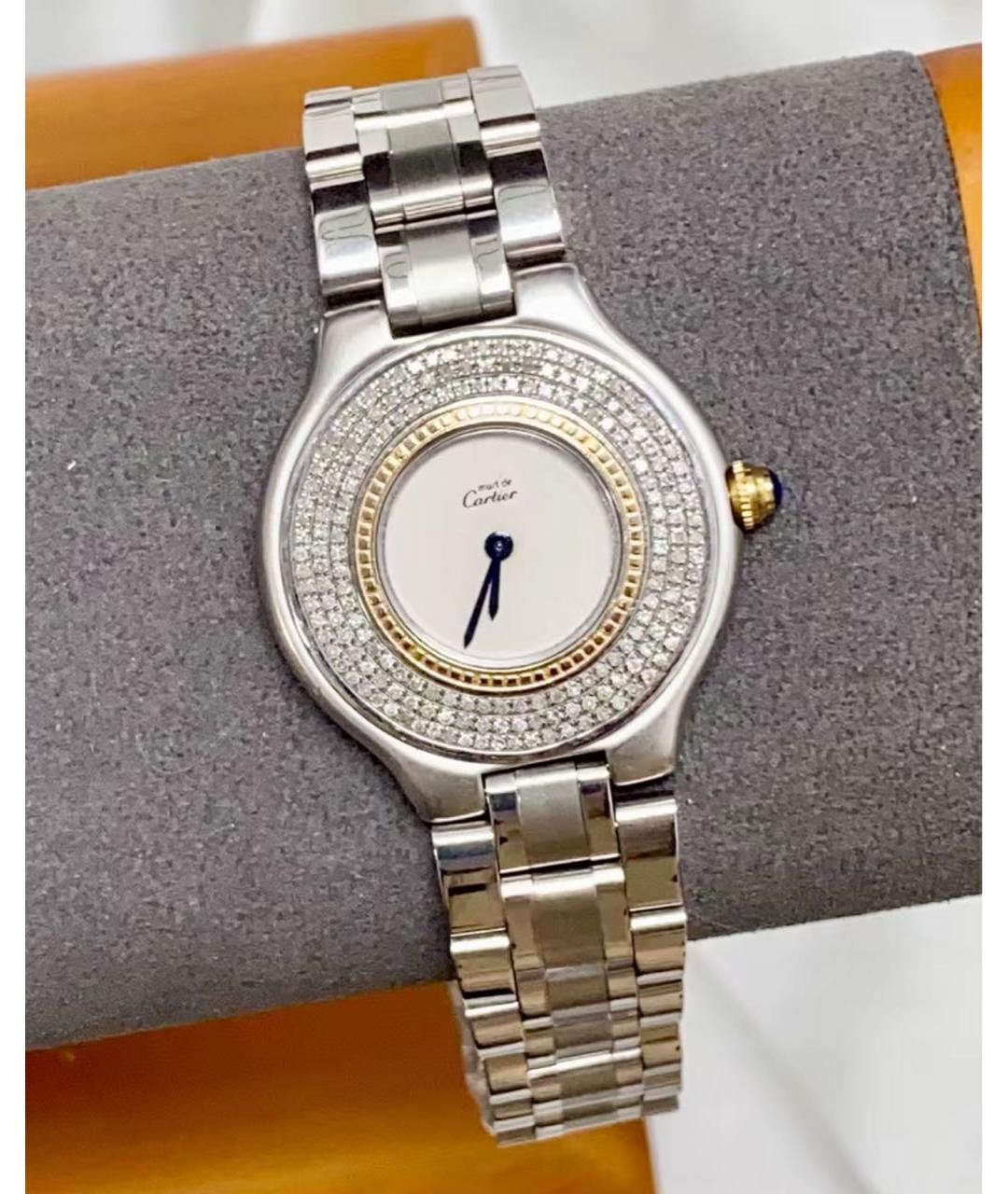 CARTIER Серебряные металлические часы, фото 6
