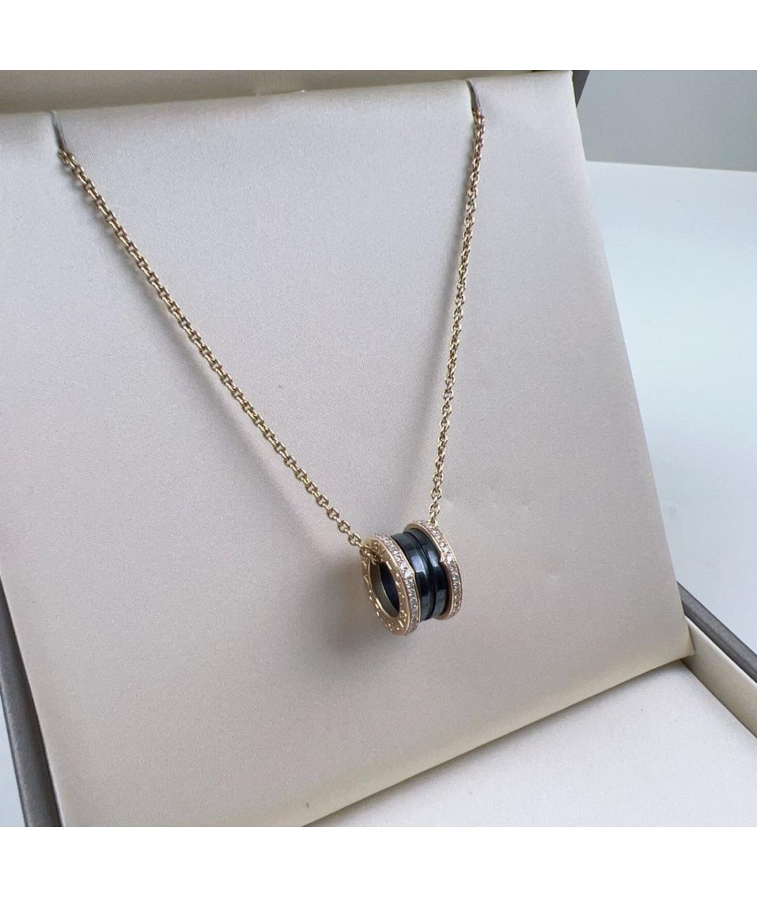 BVLGARI Золотая подвеска из розового золота, фото 4