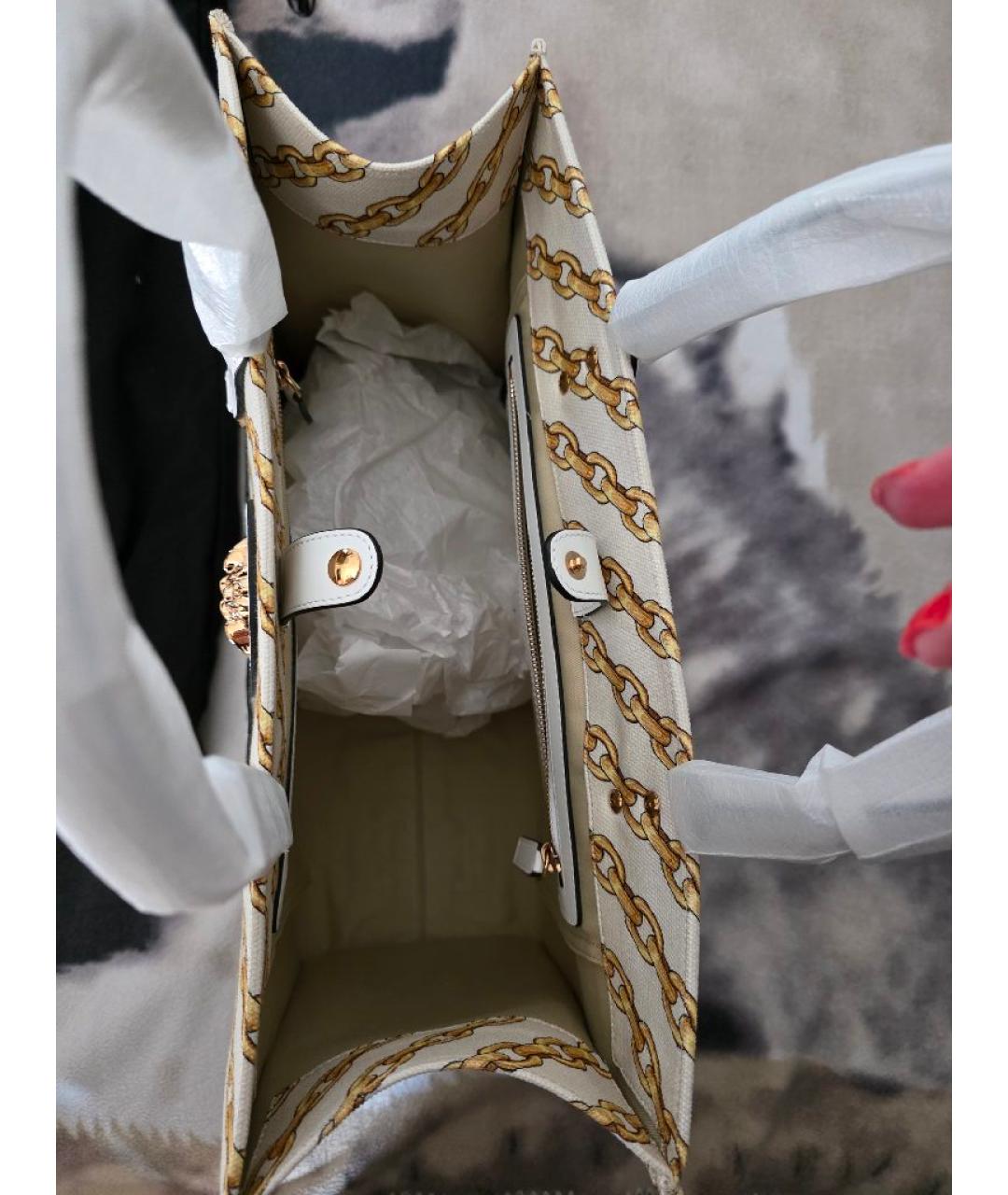 VERSACE Мульти тканевая сумка тоут, фото 4