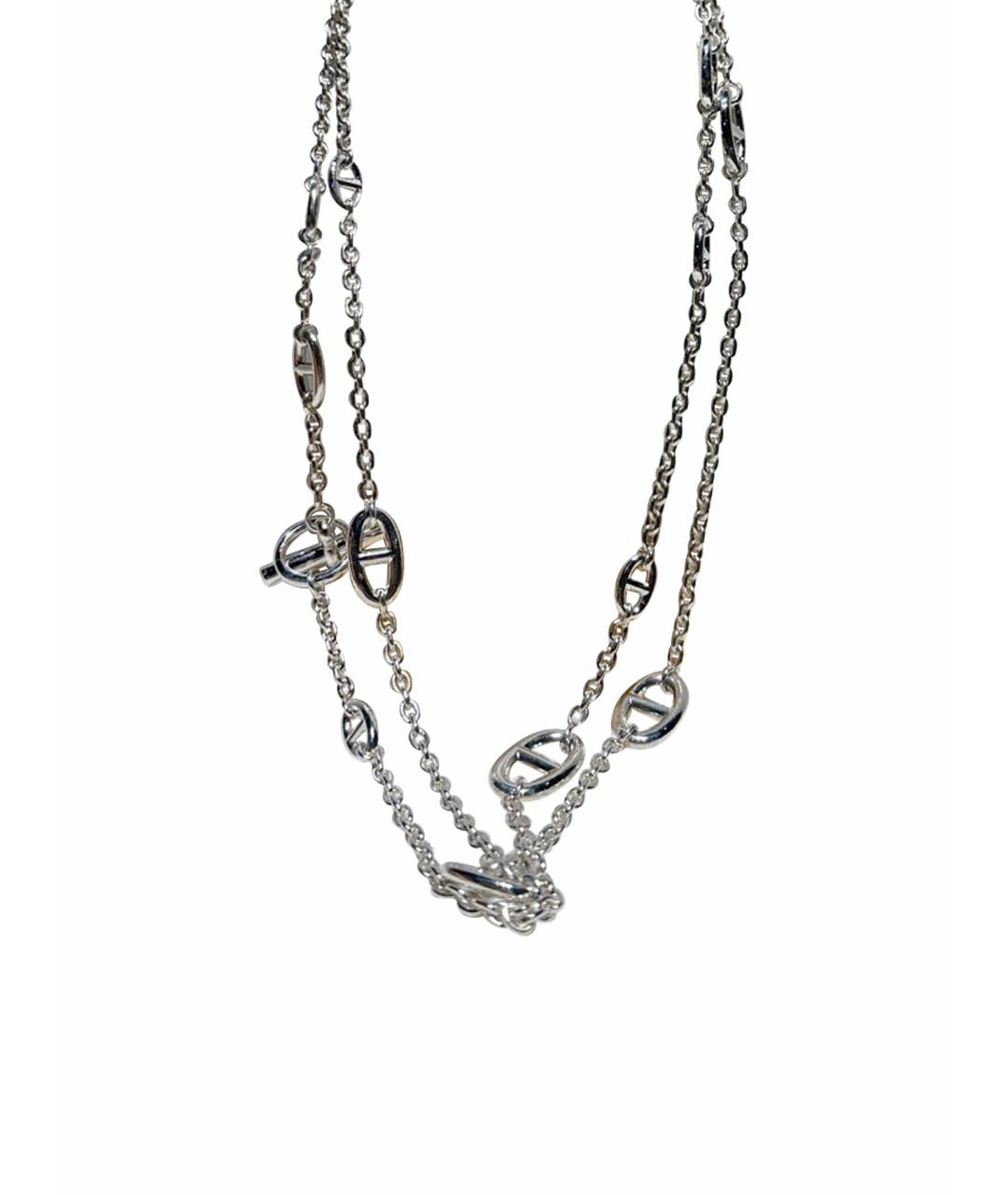 HERMES Серебряное колье, фото 1