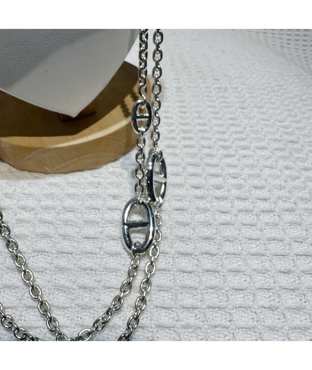 HERMES Серебряное колье, фото 3
