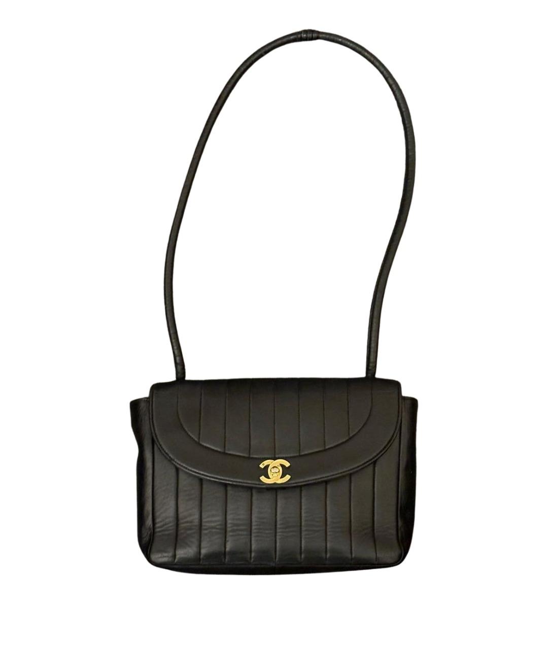 CHANEL Черная сумка через плечо, фото 10
